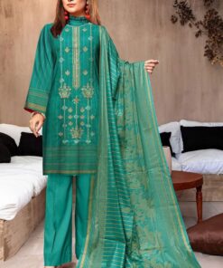 Al Karam 3Pcs Embroidered Summer Lawn Collection 2024 AK-052B